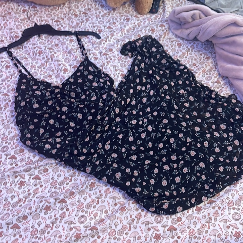 maxi floral dress